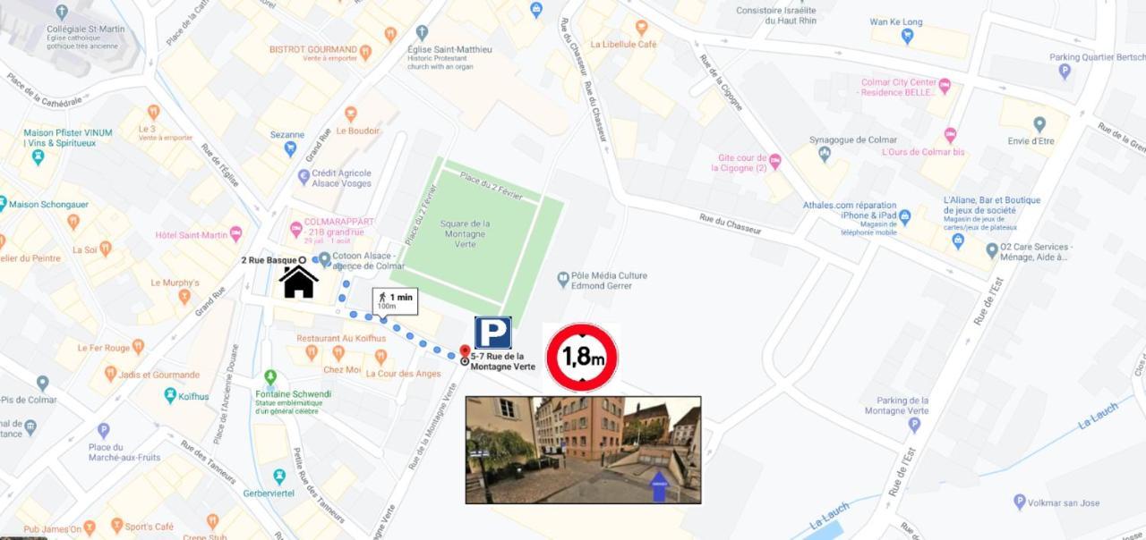 Aux Bijoux De Colmar - 1 Parking Gratuit 아파트 외부 사진
